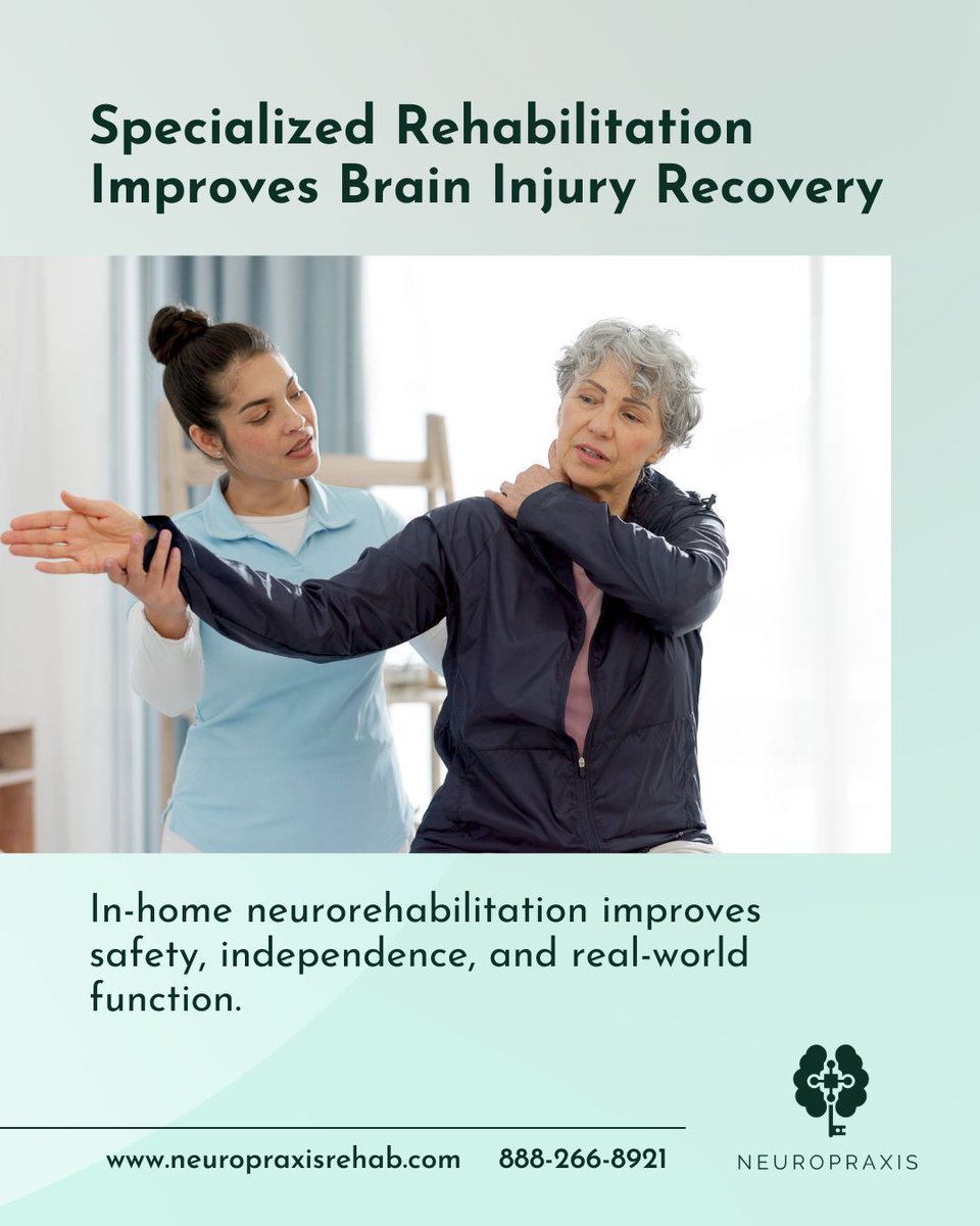 NeuroPraxis_Co's tweet image. Brain &amp;amp; spinal cord injuries require specialized #rehabilitation. NeuroPraxis delivers neurorehabilitation for #stroke, #TBI, #concussion, and #spinalcordinjury to help clients rebuild lives. Learn more: neuropraxisrehab.com/rehabilitation… 

#BrainInjury #Rehab #SCI #Recovery #California