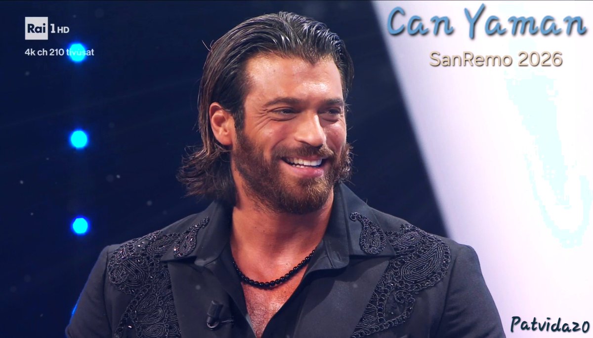Can en el escenario de Sanremo es un orgullo enorme. Su participación y su manera de acercarse con respeto y entusiasmo a la cultura italiana, tan importante para él, dicen mucho de quién es. Qué bonito verlo brillar en un lugar tan emblemático 🇮🇹♥️🙌
#SanRemo2026
#CanYaman