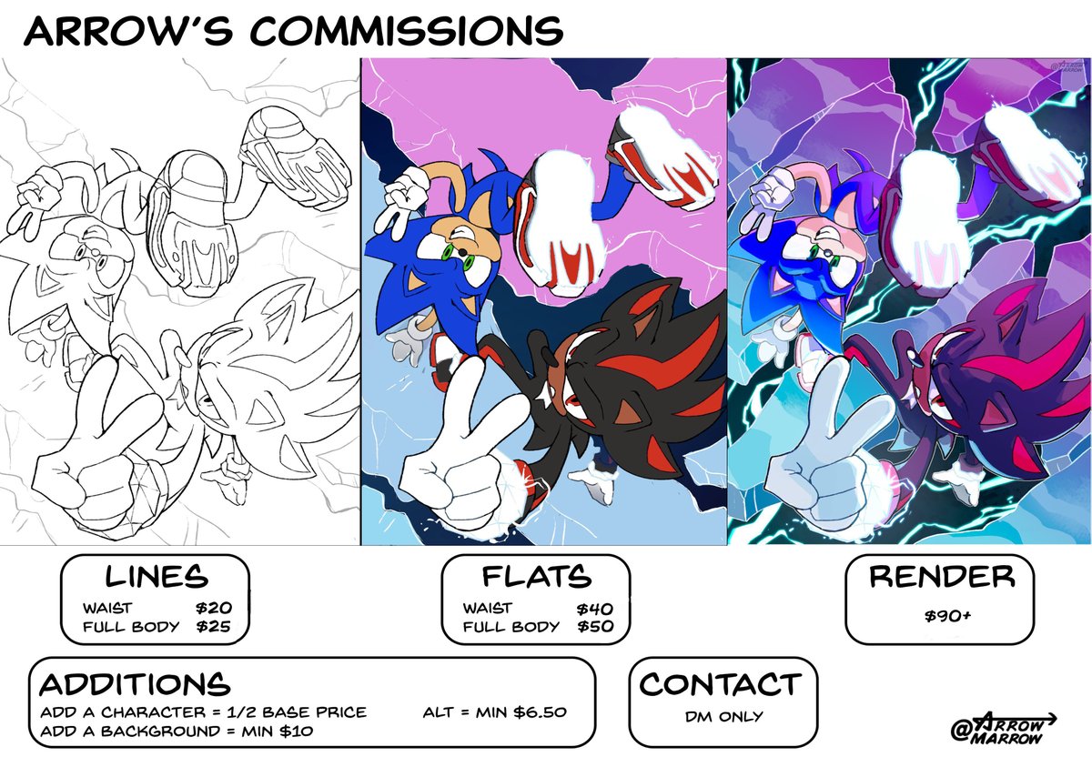 ArrowMarrow | Comms CLOSED tweet media