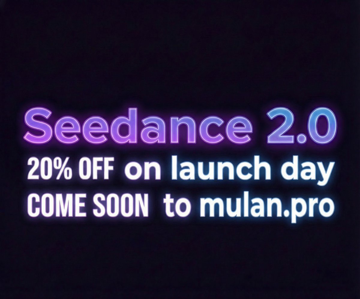 mulan_ai_'s tweet photo. The wait is almost over.

Before you start burning credits on Seedance 2.0, here are things you must know (save this—this isn’t documented anywhere) 👇

1. The Prompting Formula That Actually Works:

1) The “Physics First” Rule

❌ Wrong: “Woman walking down street”

✅ Right: “Wind blowing through hair, heels clicking on wet pavement, fabric draping naturally as woman walks confidently down an urban street”

Why it works: SD 2.0's physics simulation activates when you mention physical interactions. "Wind
blowing," "water splashing," "cloth draping" - these trigger the advanced motion engine.

#Seedance2