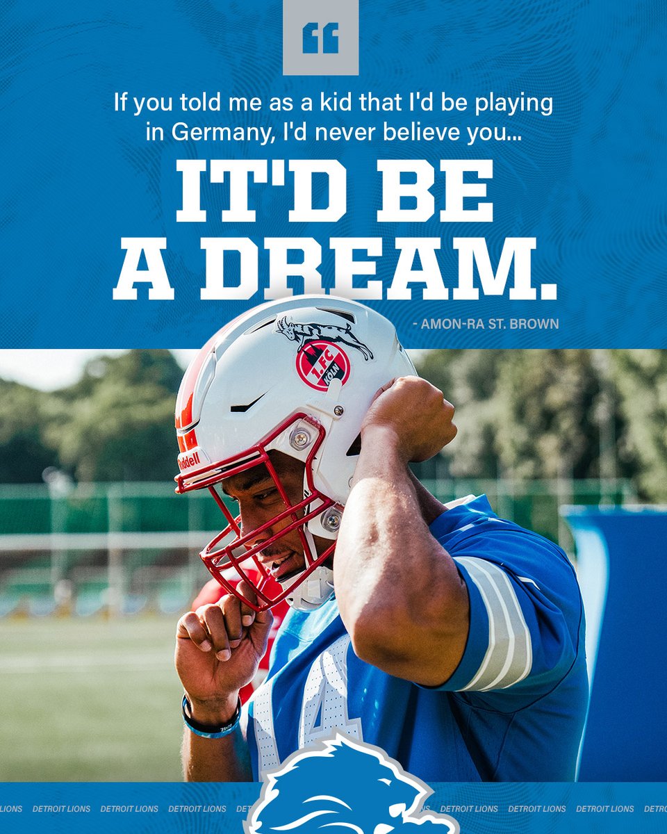 A dream come true for @amonra_stbrown 🇩🇪