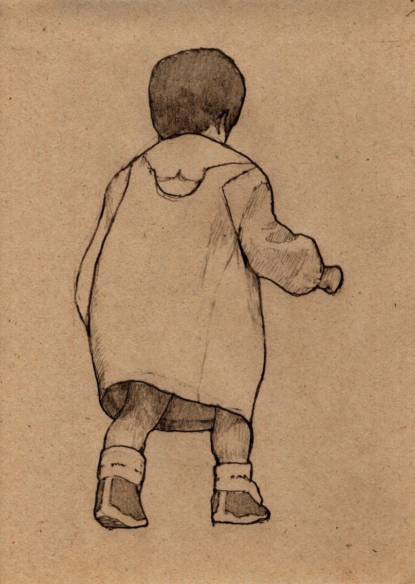 #子供編ポーズカタログ模写
ボールで遊ぶ１８。