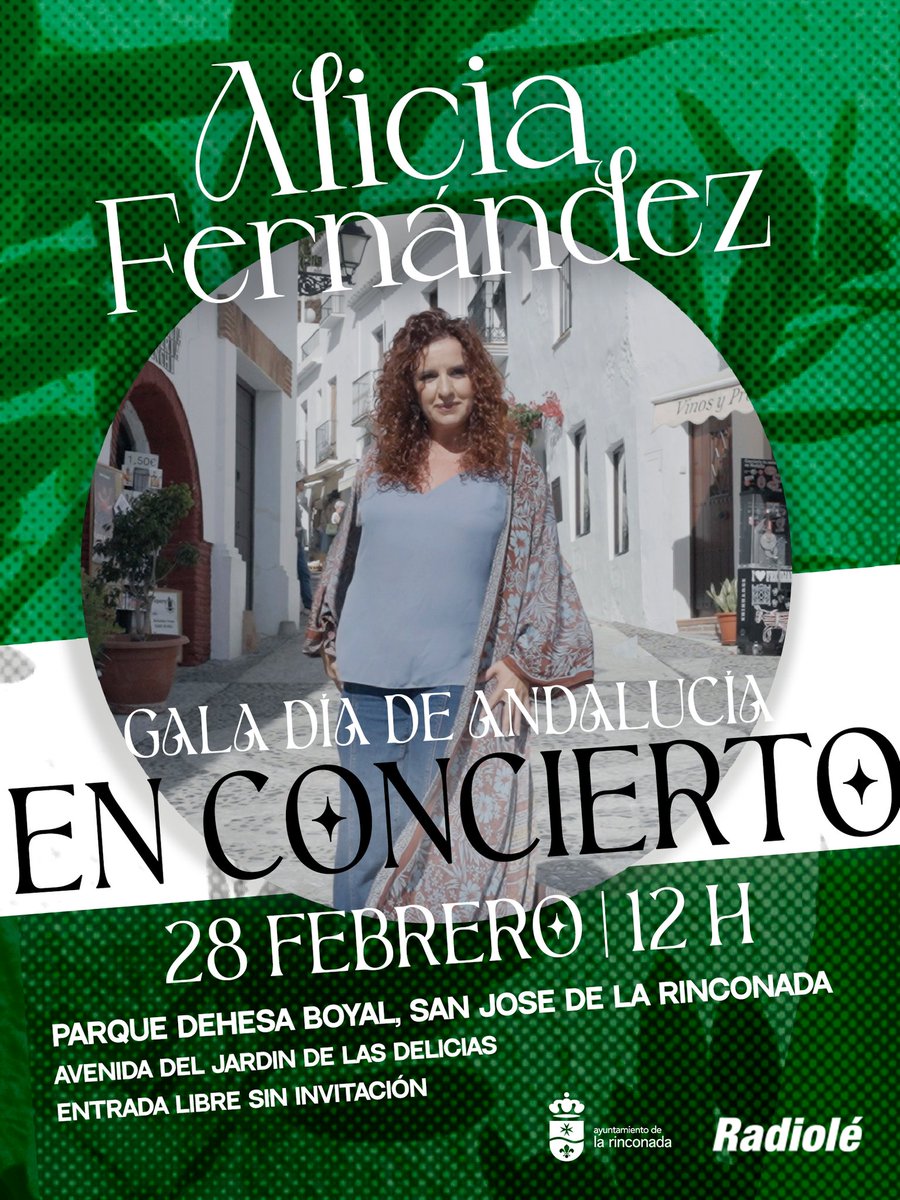 afdezoficial's tweet photo. Queridos amigos y amigas: nos vemos este próximo sábado 28 de febrero en San José de la Rinconada para celebrar con @Radiole_oficial y un grupo de artistas fantásticos la gala #diadeandalucía 💚🤍💚

Es completamente gratuito, ¡Os espero allí! 🌹

#andalucia 
#radiole https://t.co/KUJD6db6MF