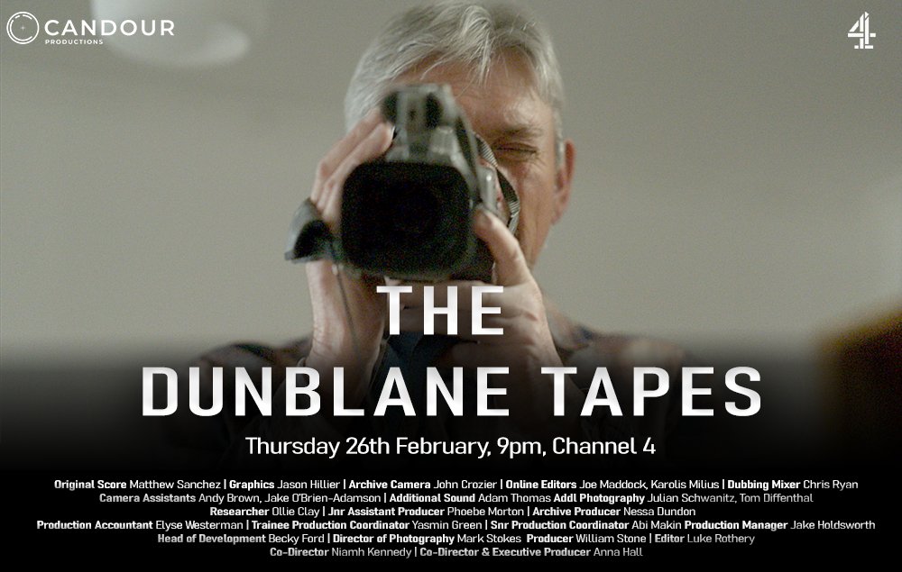 williamrstone's tweet photo. It was an honour to produce this documentary with the brilliant team at @CandourTV  and @Channel4. It marks the 30th anniversary of the Dunblane school shooting. I  hope it is a testament to their incredible resilience and courage of the parents and campaigners that lived it. https://t.co/Fw0d5UoO4H