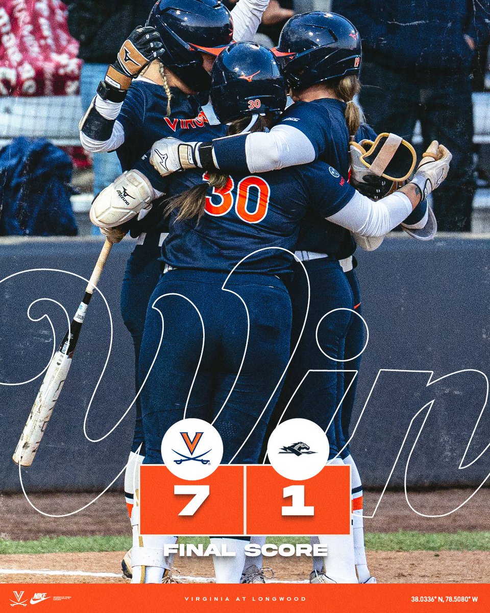 The Hoos hit five home runs on the way to victory at Longwood on Tuesday.

#GoHoos | #4for40 | #PeopleMakeThePlace