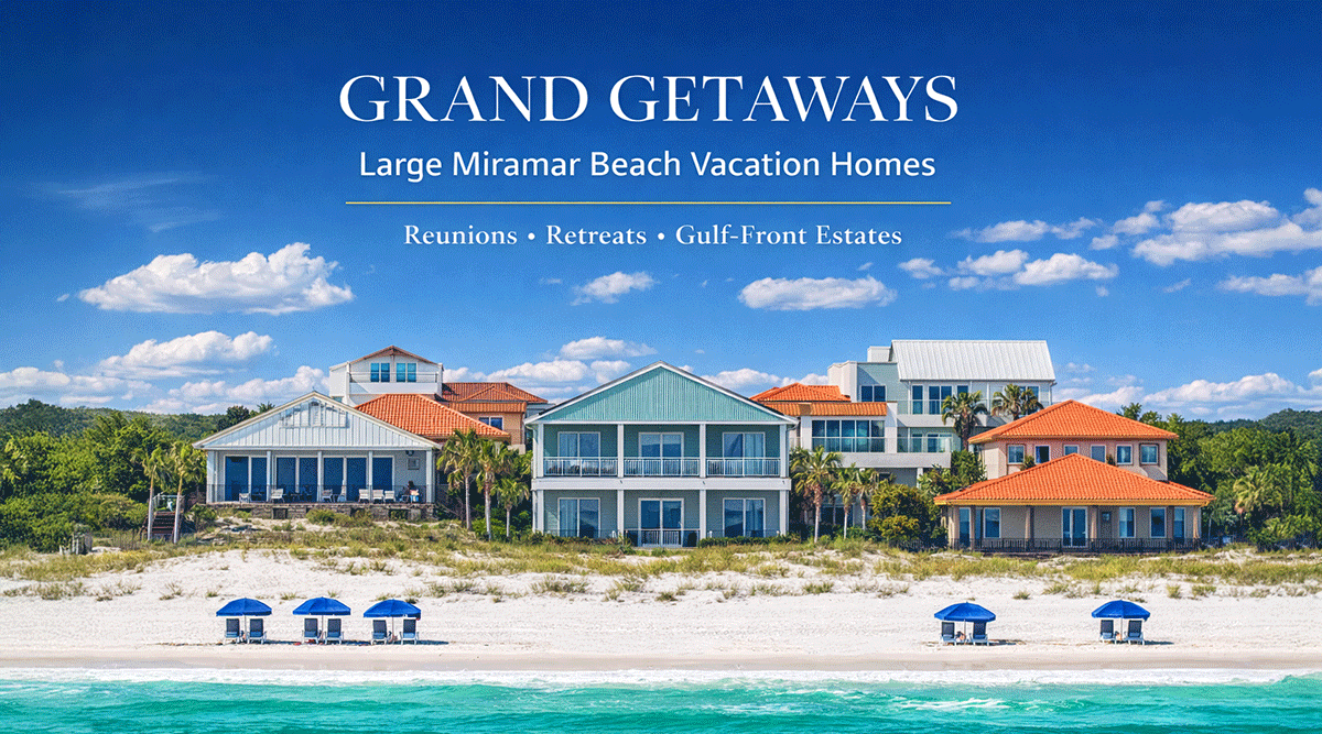 When the group chat says “let’s do the beach,” go big. 🌊

From reunion-ready estates to true Gulf-front retreats, explore our collection of large Miramar Beach vacation homes designed for unforgettable gatherings.

See them all: oreef.co/4r0jap5 #MiramarBeach