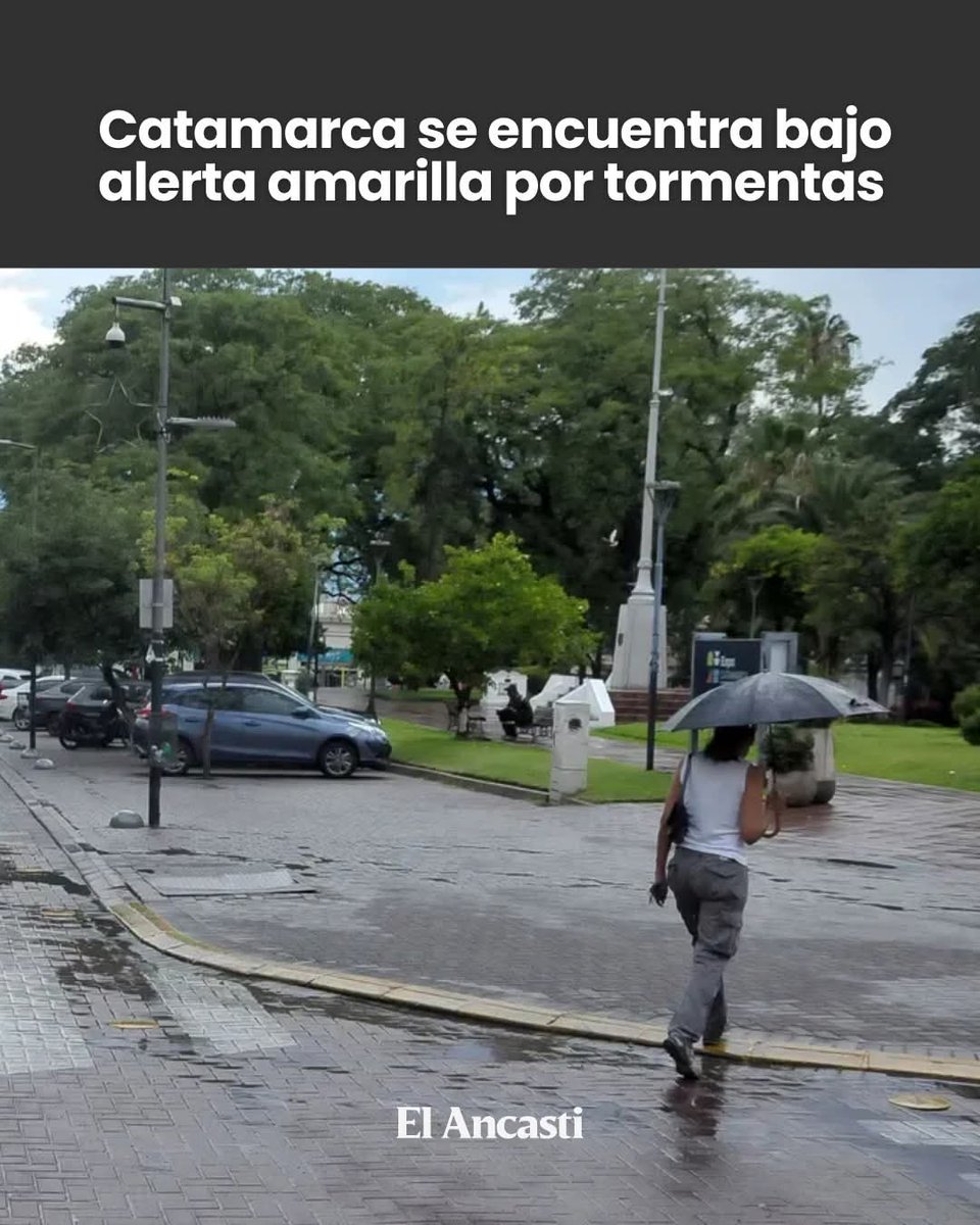 SERVICIO METEOROLÓGICO

🚨 El Servicio Meteorológico Nacional emitió una alerta amarilla por tormentas para la tarde de hoy. Según la advertencia, la mayor parte del territorio provincial se verá afectado por fuertes lluvias, ocasional caída de granizo y ráfagas de viento.