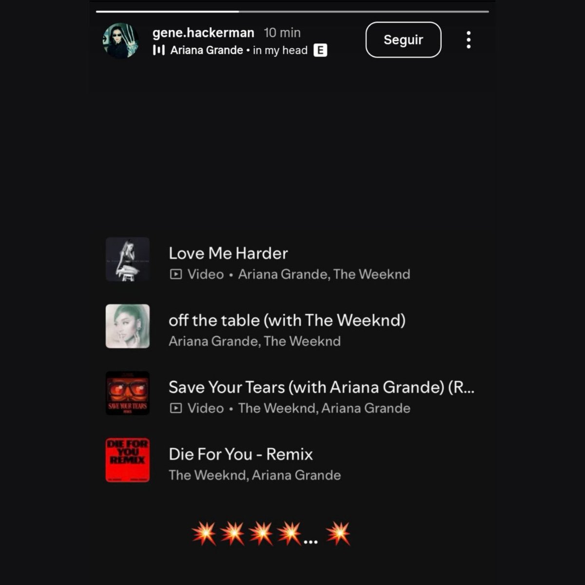 Ariana Grande Stats tweet media