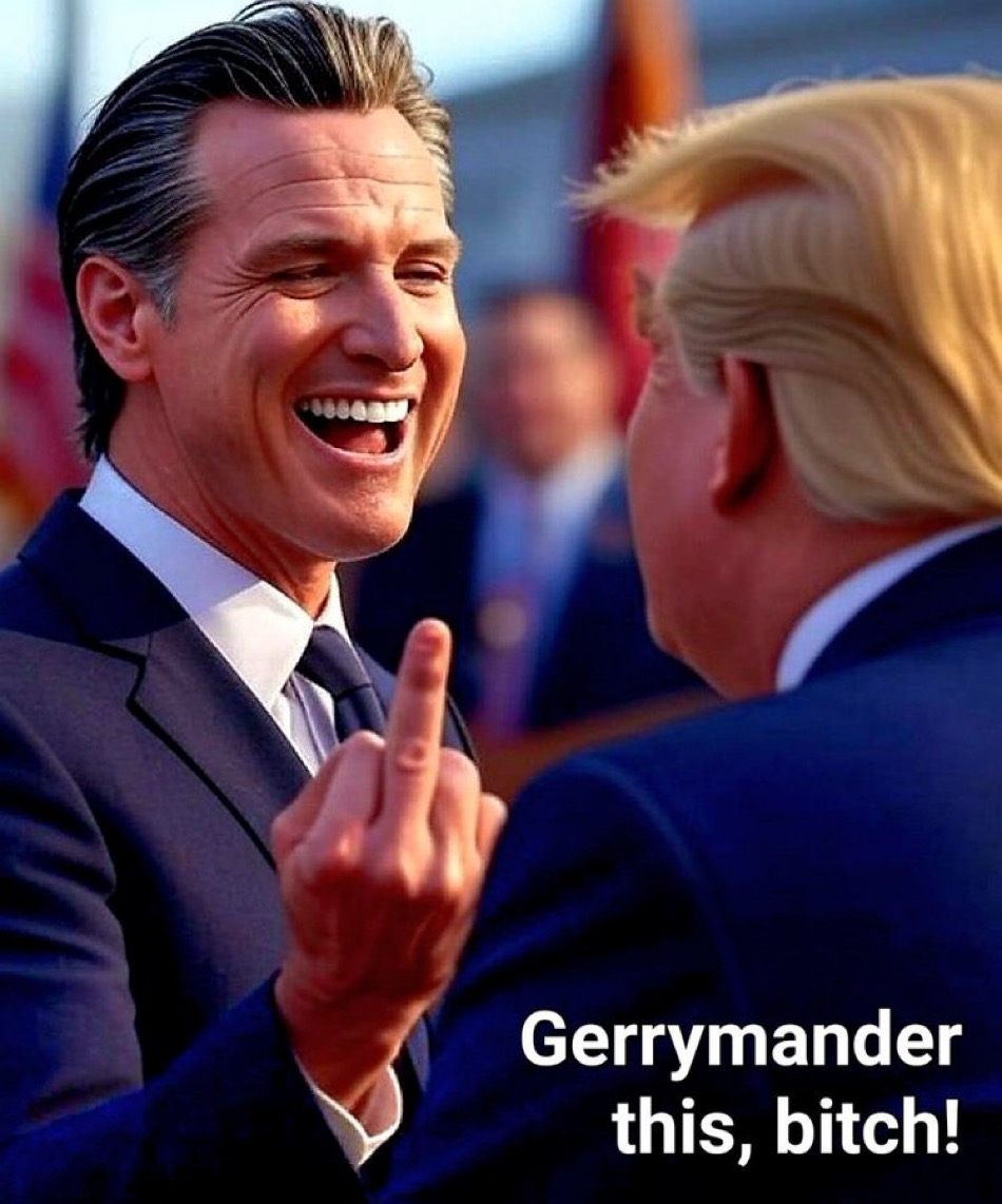 <a href="/ML3democrats/">TheFrenchie</a> Oh, I love Gavin... he's tough, doesn't take shit from trump, MAGAt freaks, or republicans.  As far as I can see, he's one of the strongest Dems who stands up and is in trump's face all the time.  I love him.  Oh, I said that already.

(Here are some of my fave Gavin memes.  Help