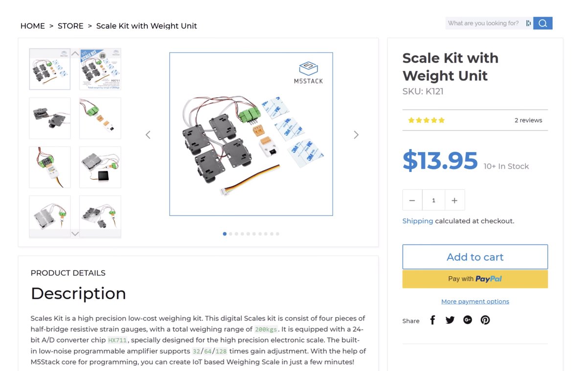 Load-cell scale kit