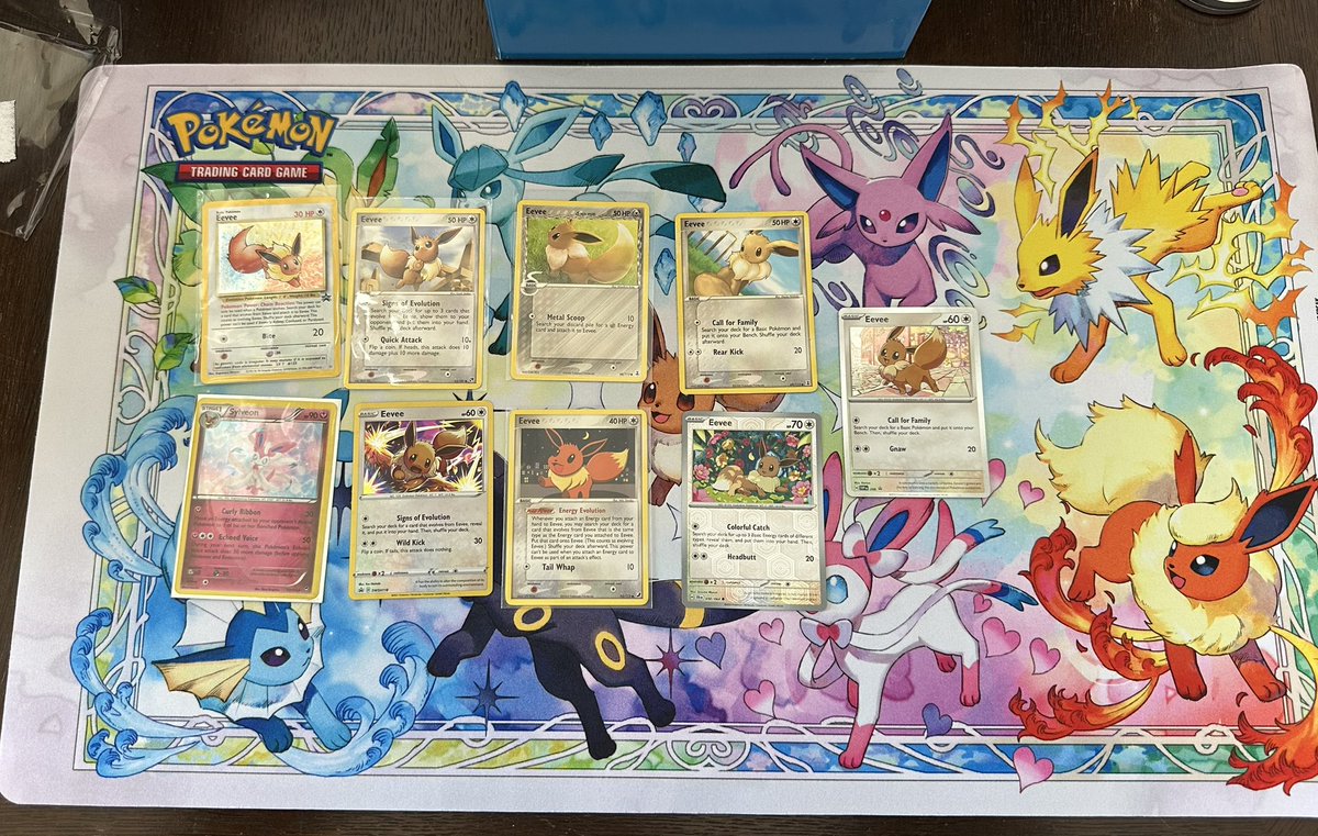 satherie's tweet photo. Newest addition to my Eeveelution collection

Bonus Magic card cause I fell in love with it 🥹 https://t.co/BGIxrfFqAT