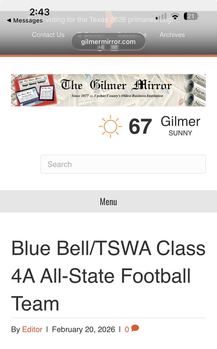 LandoTraylor777's tweet photo. Blessed to be named All-State! Hard work is paying off. Thankful for my coaches, teammates, and family. THIS IS JUST THE BEGINNING!! #allastate
@GPowersScout @CoachDreCollins @Bilwilson52 @Recruit1819
https://t.co/YFuoUzVWDD https://t.co/SkgWhb4tZM