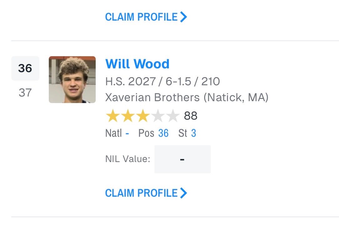 Will Wood 2027 QB tweet media