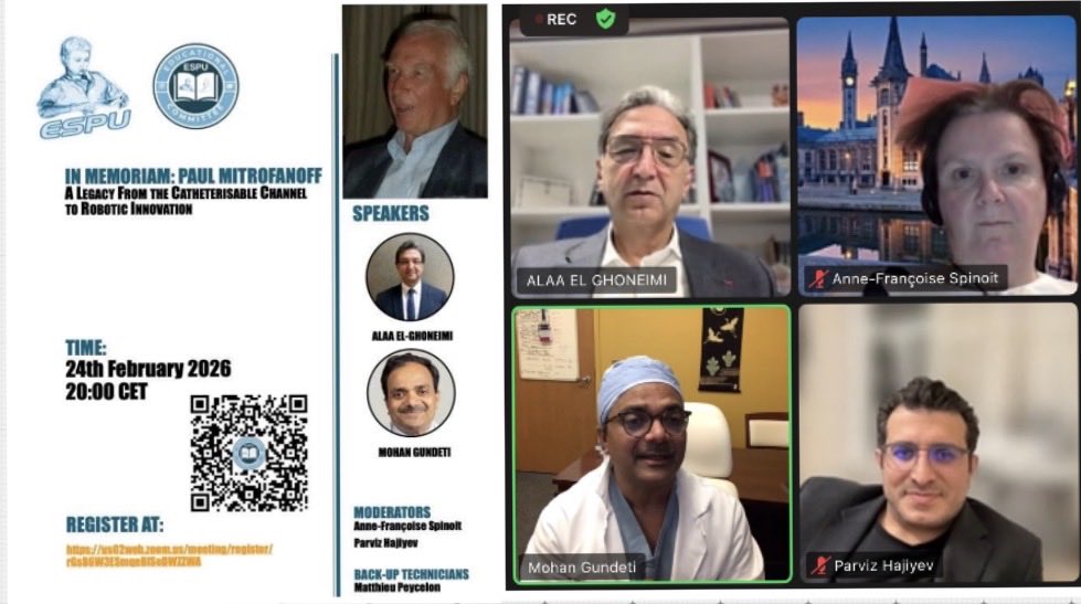 bilgeturedi_'s tweet photo. We had an excellent #webinar held in memory of Paul Mitrofanoff. 
We sincerely thank Prof. Alaa El Ghoneimi and Prof. Mohan Gundeti for sharing their experience, and the @ESPUorg #EdCom for organizing this meaningful event! 
@AFSpinoit @haciyev @M_Peycelon @rromeronline #ESPU https://t.co/5Ku8jE0Dbf