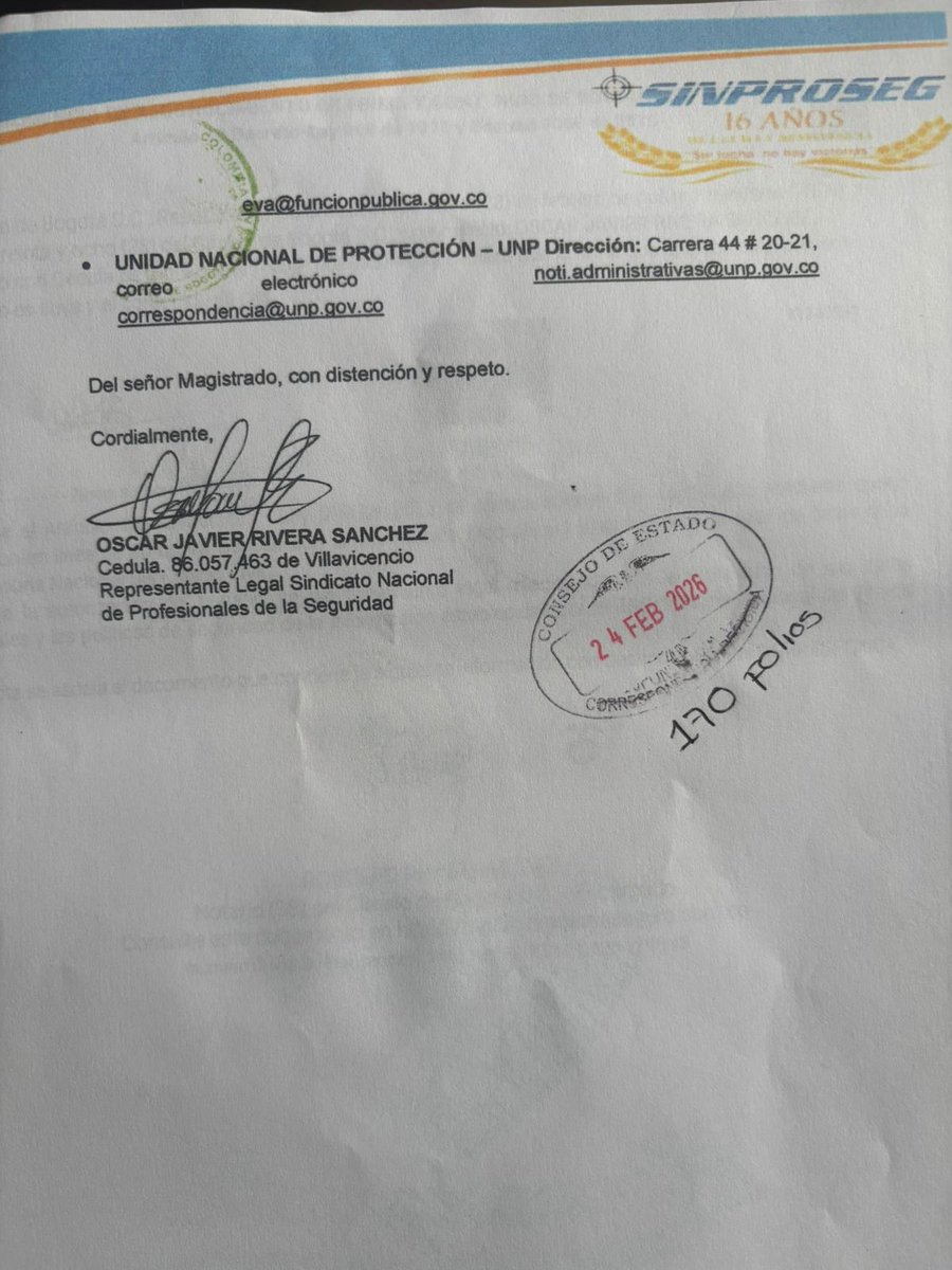 El día de hoy como organización sindical radicamos la demanda contra el decreto 0020 del 15 de enero de 2026.
El cual no garantiza la incorporación del personal tercerizado a planta, así mismo buscamos que la nivelación salarial sea ascendente y no descendente.