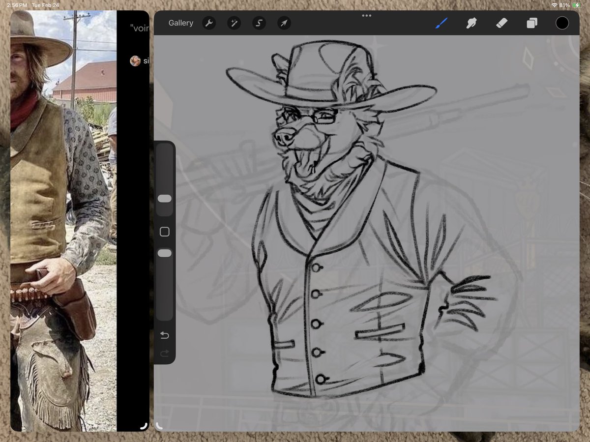 Happy puppy cowboy 🤠