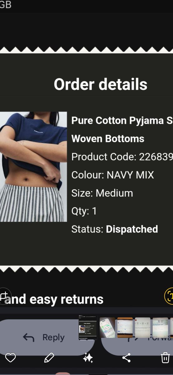 KrispymooScott's tweet photo. @marksandspencer can you please help? I ordered ladies Pyjamas as pictured, and got two pairs of men's shorts. Can't find a suitable option for support online. https://t.co/dLoGYNtTqp
