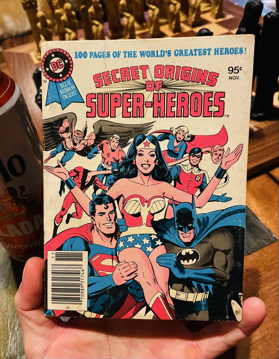 These digest books are cool. 

DC Special Series vol 4 #19: Secret Origins of Super-Heroes, Fall 1979. 

I was 10 when this one came out.