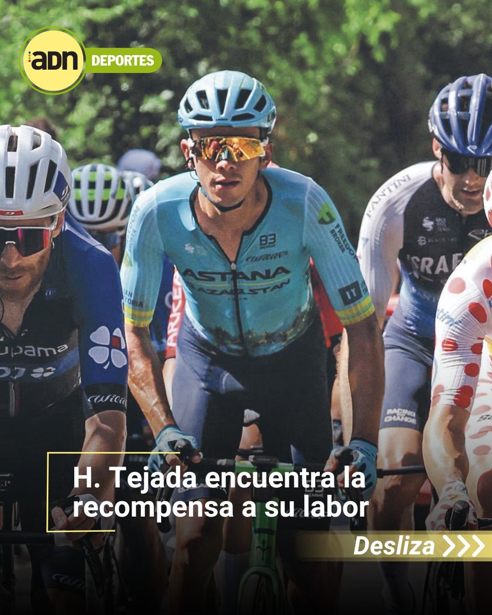ADNMedellin's tweet photo. Harold Tejada sigue pisando fuerte en Europa 🚴🇦🇪 Cerró el UAE Tour 2026 con un cuarto lugar y deja claro que está listo para retos aún mayores. #UAEtour #ADNdeportes

📍Conoce más en https://t.co/IoeR9FKSvW https://t.co/lUwd6YJ2nT