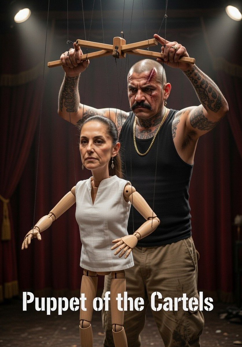 Claudia Sheinbaum is a puppet of the cartels. If that is wrong, community note this!