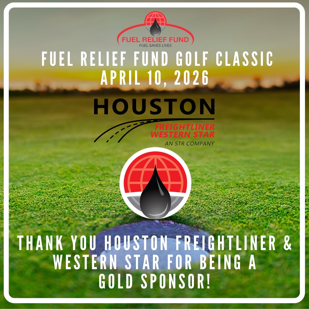 A big thank you to Houston Freightliner &amp; Western Star for joining us as a Gold Sponsor of the 2026 Fuel Relief Fund Classic! ⛳️

With only six weeks until tournament day, the momentum is building for an incredible event centered around golf, partnership, and meaningful impact.