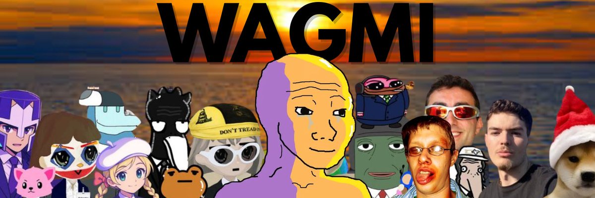 The original WAGMI came out at the start of the cycle, this time we finally make it, 

Its been 2 years of switchings metas, logging in every day to make it, many of us getting punished for believing, 

If you are trenching its most likely your first cycle, you joined the same