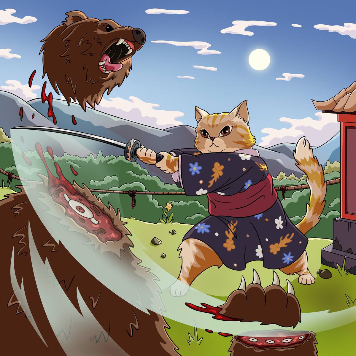 Cat Own Kimono tweet media
