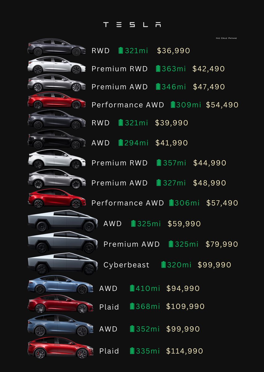 Every Tesla for sale is capable of Self-Driving.

You aren’t buying a car, you’re buying a robot on four wheels.