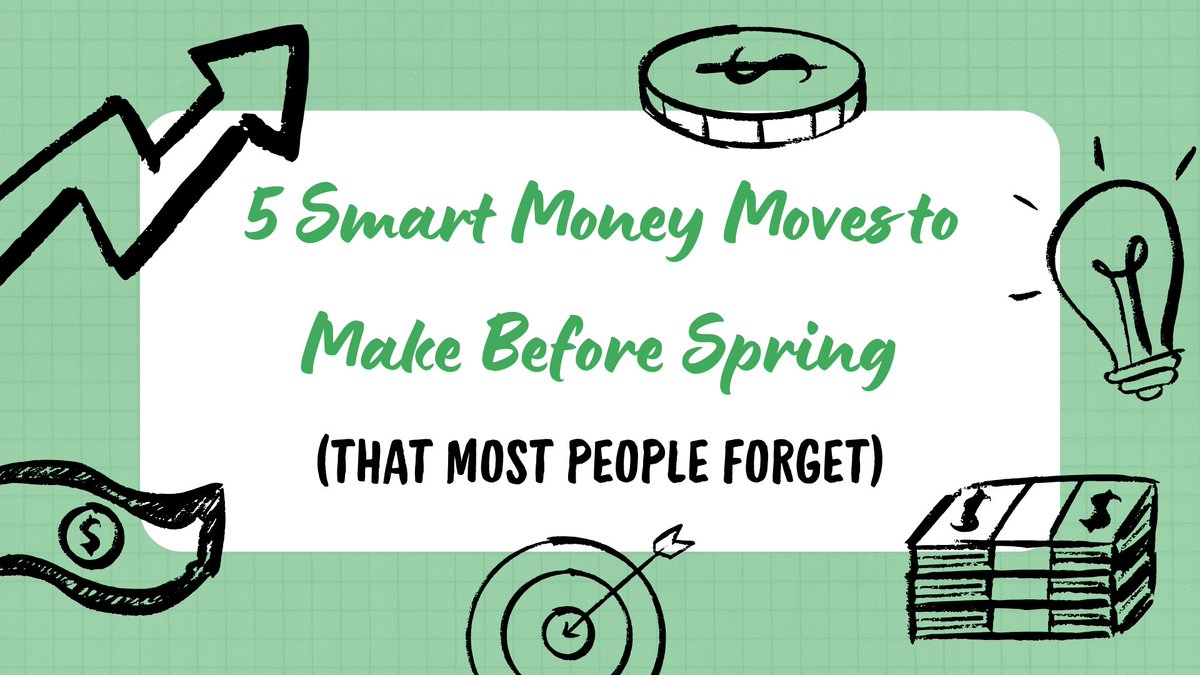 Spring cleaning isn’t just for closets — it’s for your finances too.
1️⃣ Review subscriptions 
2️⃣ Check your credit report 
3️⃣ Refresh your emergency fund 
4️⃣ Shop your insurance rates 
5️⃣ Plan ahead for spring expenses 

A new season is coming — make sure your money is ready. 🌱