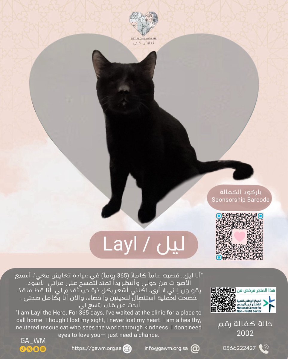 جمعية تعايش معي للرفق بالحيوان tweet media