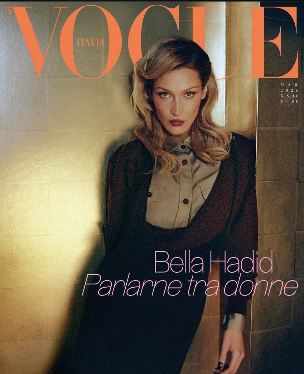 Bella Hadid for Vogue Italia