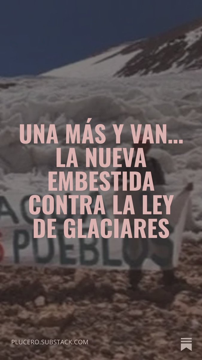 PauLuceero's tweet photo. Los glaciares cumplen  un rol fundamental en la regulación del agua y el sostenimiento de ecosistemas y comunidades enteras. 
El intento de reformar la Ley pone en peligro nuestras reservas de agua. 

https://t.co/4BSoBFTL02 https://t.co/RvoJZujOoc