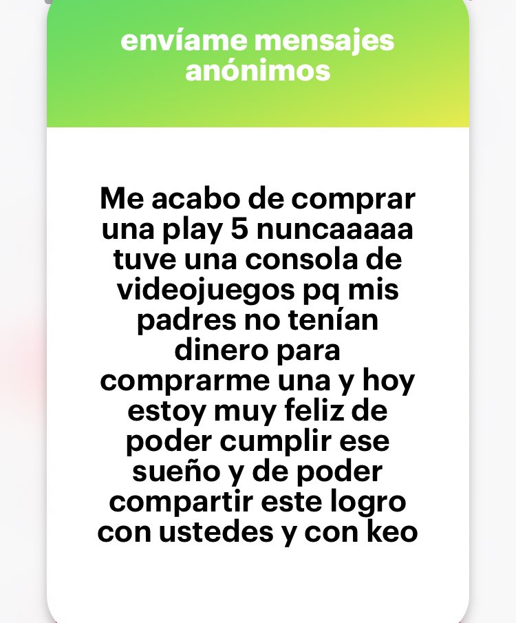 Disfruta esa ps5, soldado