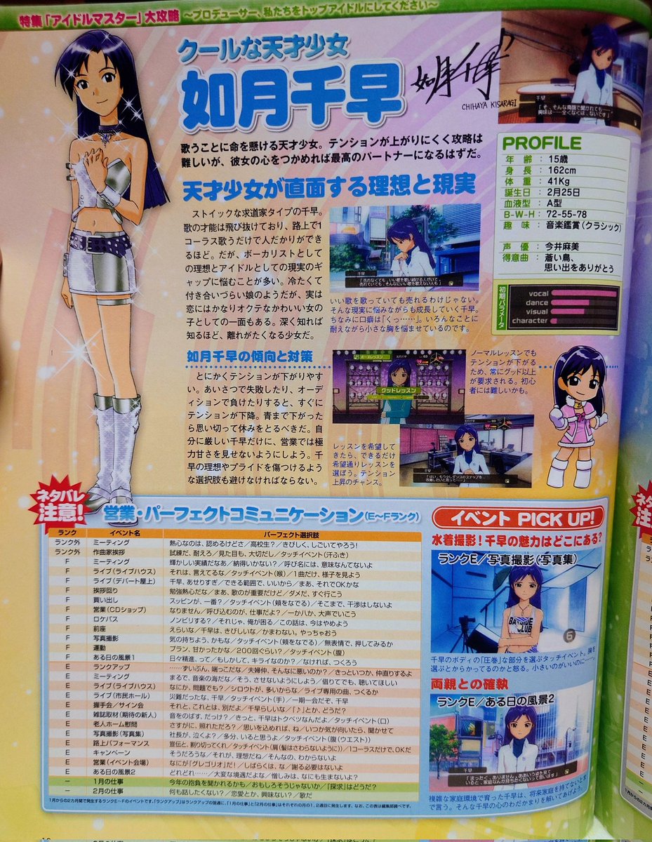 本日2月25日は アイドルマスターシリーズの 如月千早さんの誕生日