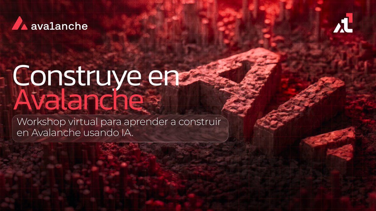 Después del vibecoding nos pidieron más.

Acá va: construye dApps reales en Avalanche 🔺 usando Claude Code. 

Registrate: luma.com/yu5k8qe6 👈

#TIMETOBUILD 🔺