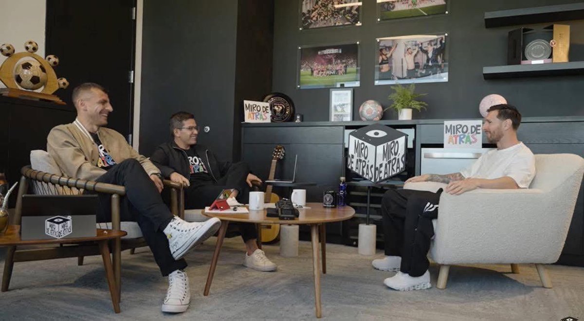 Y tú, ¿cuántas entrevistas con Messi tenés?🤌