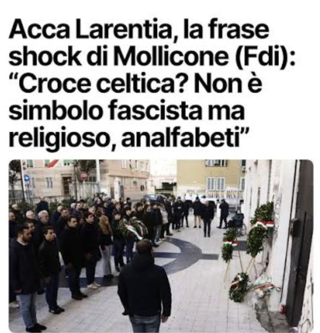 I fratelli e le sorelle d'Italia - dalla seconda carica dello Stato alla presidente del Consiglio - si sono mobilitati per avere il "non fascista" Pucci a Sanremo. Manco fosse una questione di Stato. Invece è solo una questione di feeling e di croci celtiche.

#Sanremo2026