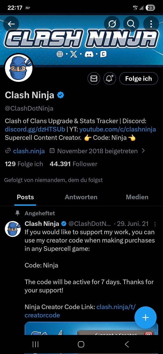 KFaxim's tweet photo. @ClashDotNinja Done and already retweet. https://t.co/1mZ36l9quS