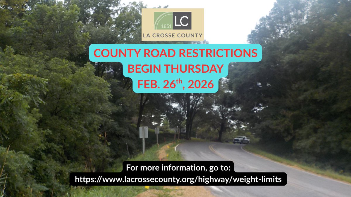 lsectyhighway's tweet photo. Don't forget road restrictions start this week. https://t.co/WBaQfhfgxL