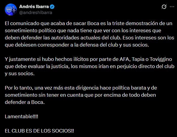 "El club es de los socios", se pasa al club y a los socios por el culo y va a la justicia para suspender las elecciones e intervenir el club.