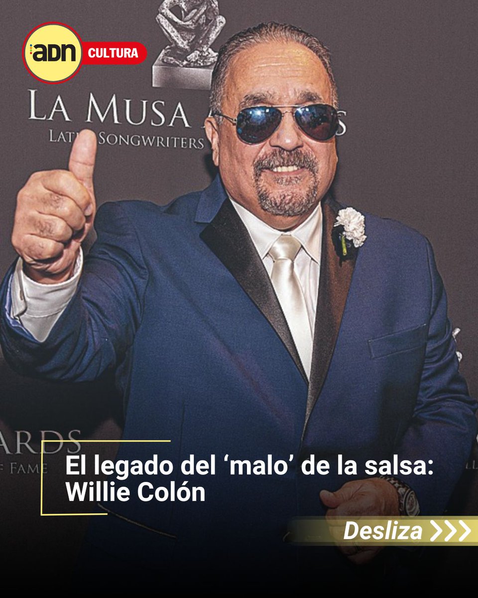 ADNMedellin's tweet photo. El barrio quedó en silencio 🎶🖤 La partida de Willie Colón deja un vacío en la historia de la salsa, ese sonido que mezcló calle, identidad y orgullo latino durante más de cinco décadas. #WillieColón #ADNcultura

📍Conoce más en https://t.co/IoeR9FKSvW https://t.co/2GHPejjv3c