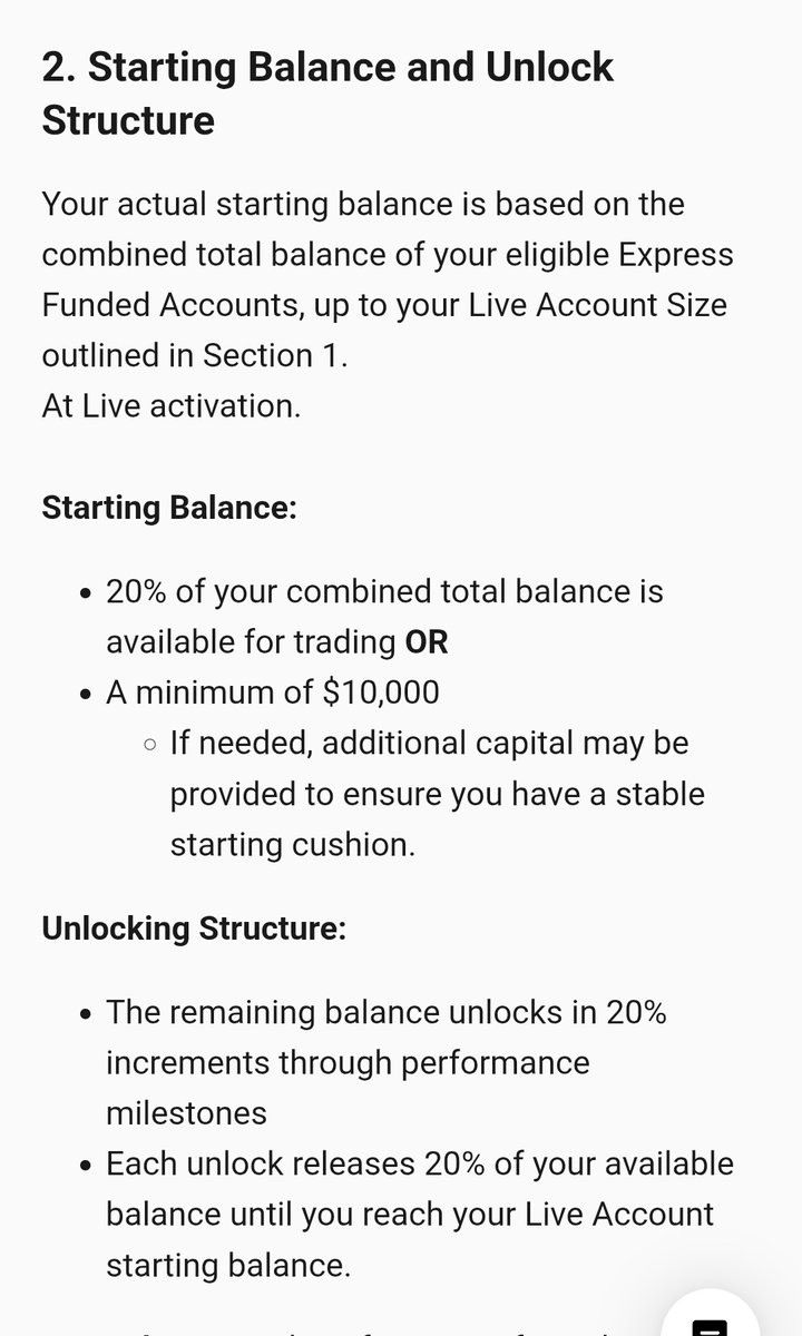 MaxDean0618's tweet image. The minimum balance to move to a Topstep Live account is $10,000, regardless of the XFA.
This removes doubts about smaller accounts; it’s a solid starting point.
If you don’t reach $10K, you can keep taking payouts from your XFA beyond the 5-payout limit.
#XFA #Topstep #trading