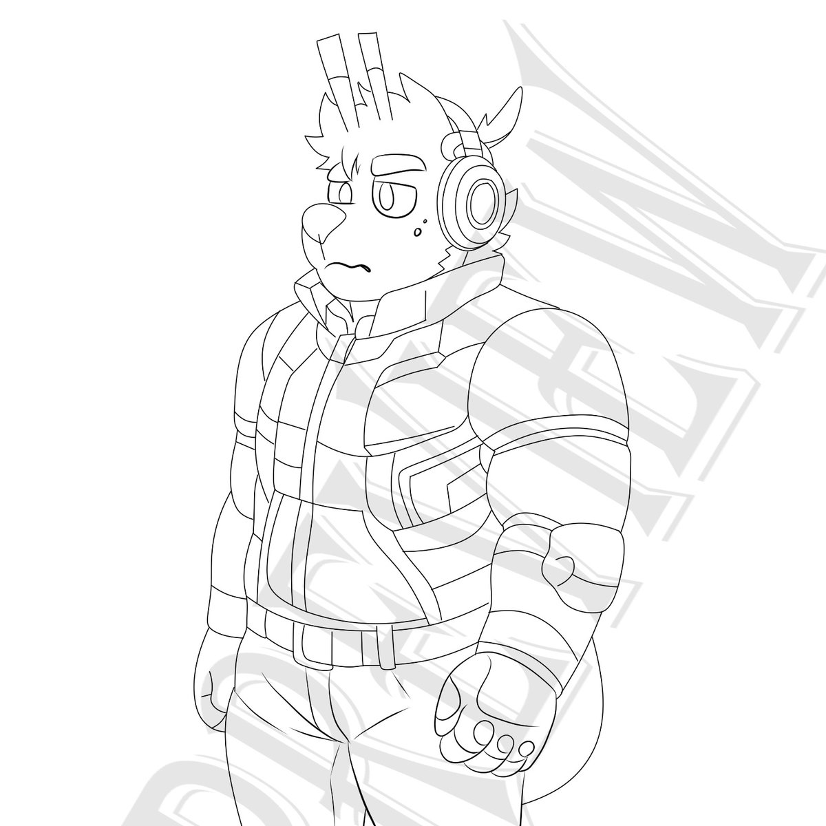 Josephine_sava's tweet photo. Commission New Line Art Drop! A soldier-style anthro character design ⚔️ Ready for colors soon! #lineart #furryartist #anthroartist #characterdesign #digitallineart #soldier #artwork #sketch #ArtistOnTwitter #drawing #digitalarts #OCArt https://t.co/rBMAW33Hdk