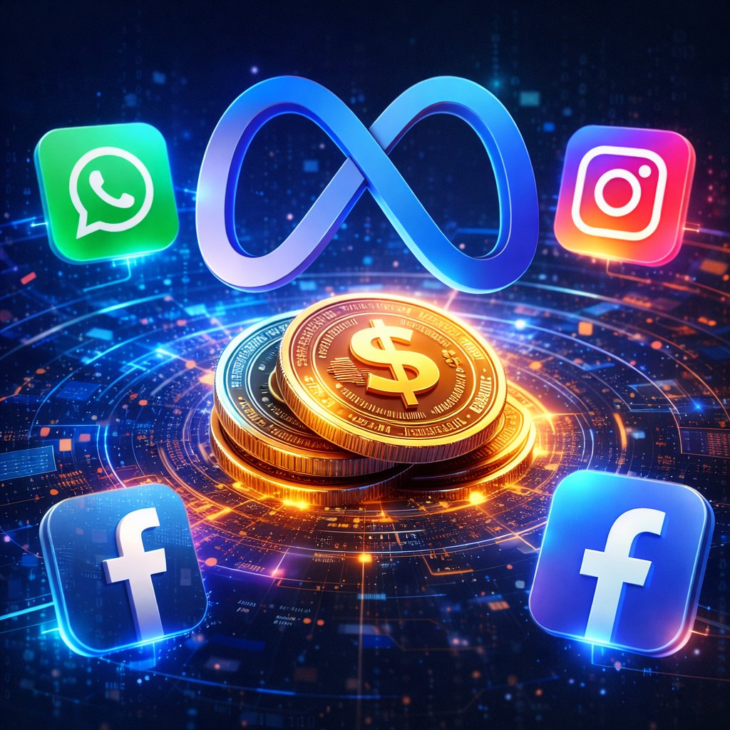🚨 Meta Plans to Integrate Stablecoins Across Its Apps
Meta Platforms is reportedly preparing to integrate stablecoins into its ecosystem during the second half of this year.
This move could mark a major step toward mainstream digital asset adoption.
🔎 Why This Matters
Meta owns