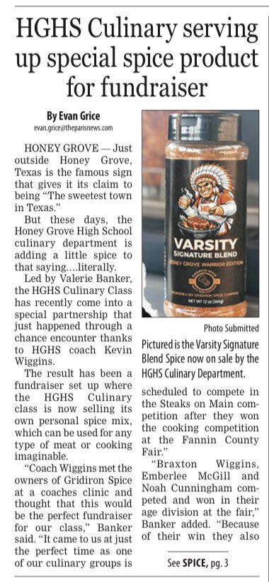 Gridiron Spice Company tweet media