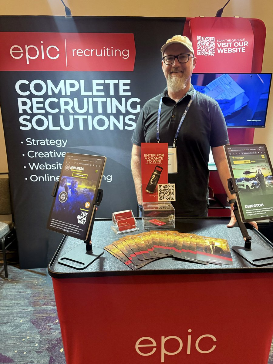 PDrecruiting's tweet photo. It was a pleasure attending the Wellness and Workforce Summit hosted by APCO International last week! We had a great time connecting with so many passionate leaders dedicated to strengthening and supporting our workforce. 

#EpicRecruiting #lawenforcement #recruitment #police https://t.co/LPClvgAzDr