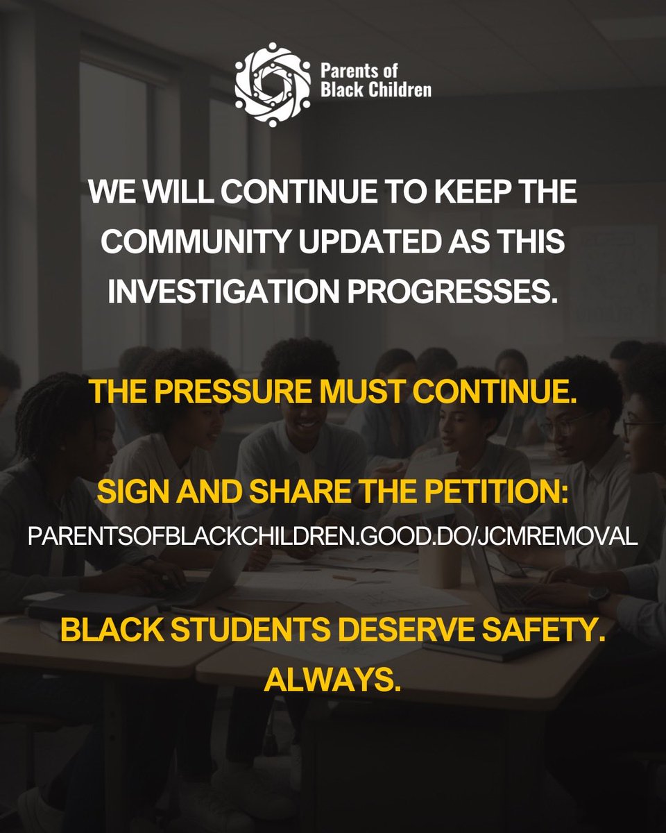 Parents of Black Children tweet media