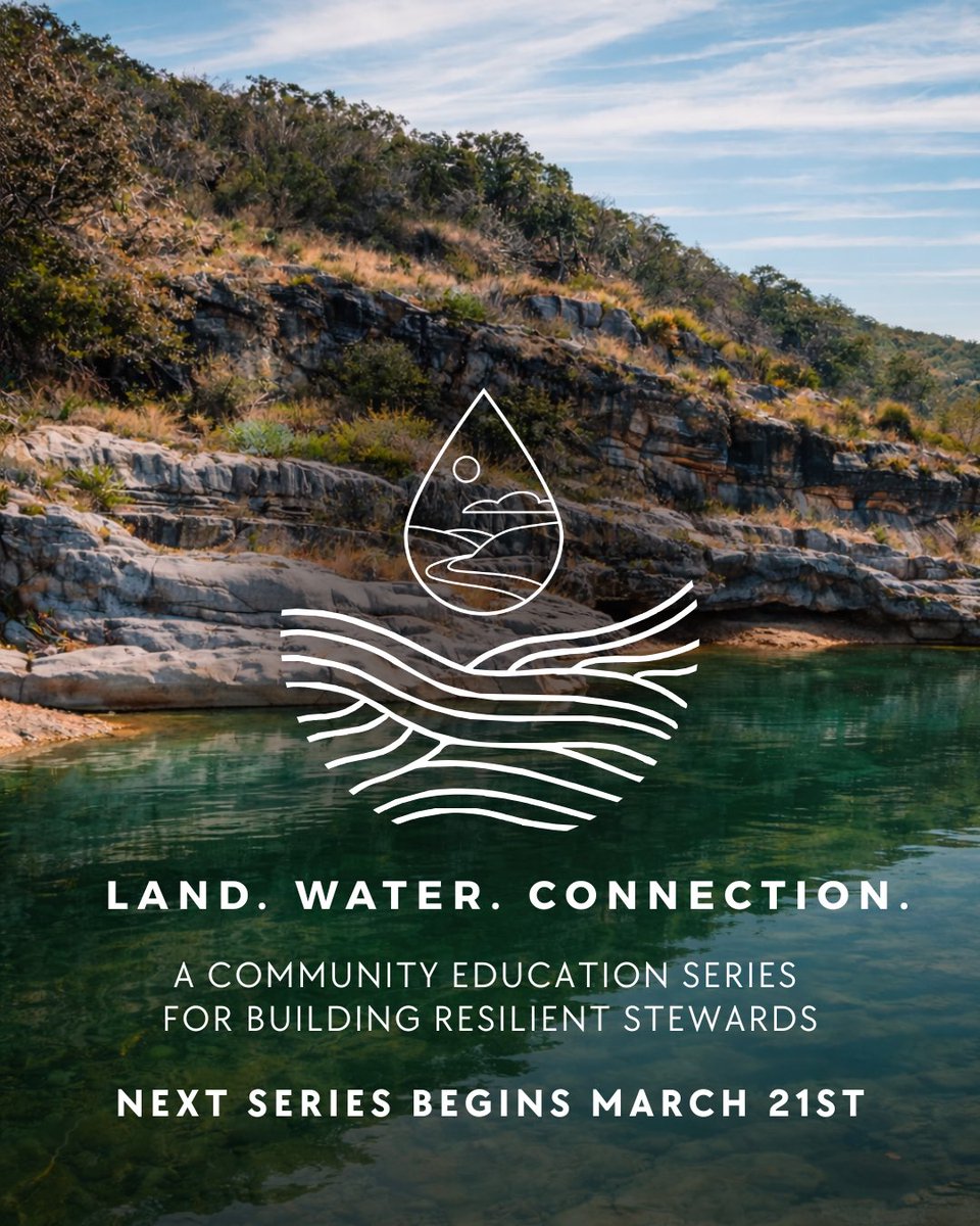 We’re excited to announce the next installment of our educational series, beginning March 21st💧

Land.Water.Connection. is a community education series created to bring people together around the conversations that shape our region. 

🔗 Visit the link in our bio to register!