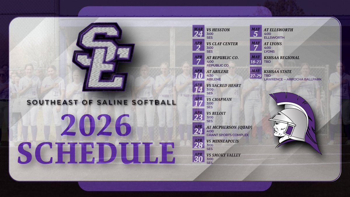 Southeast of Saline Softball tweet media