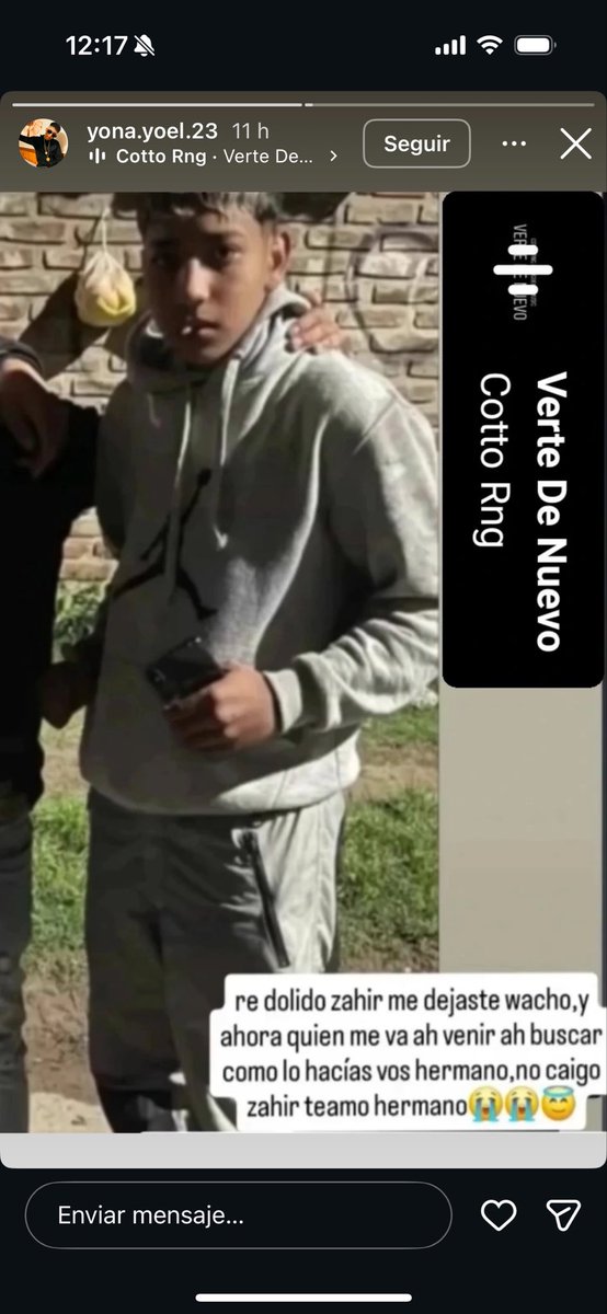 Así despidieron en redes al caco de 14 años abatido por la policía en Monte chingolo jajaja

"Ehh uacho te fuiste sin avisar, volah alto ameo. Ziempre precente"